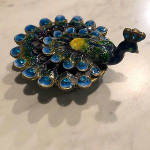 Peacock jewelry box